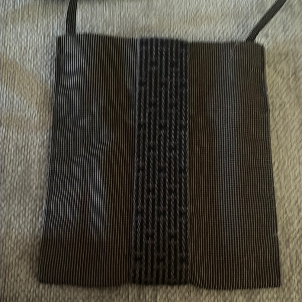 Hermes Brown and Black Herline Pochette Tote Mini Bag - Picture 3 of 9
